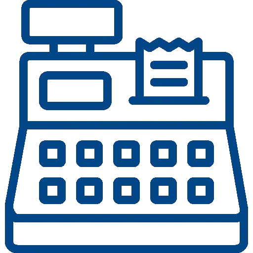 Icoon voordelen blauw